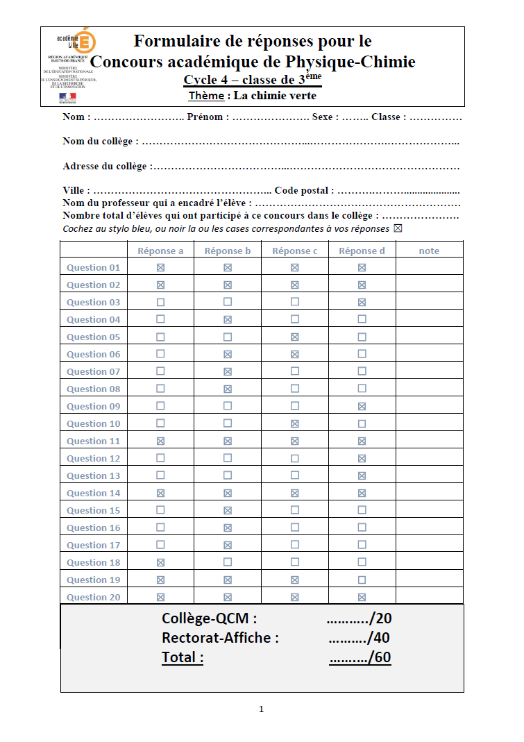 concours 3eme correction